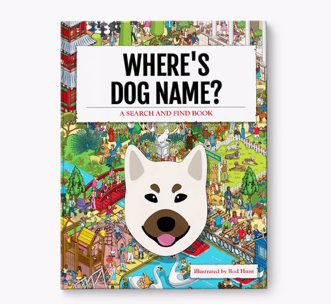 Personalised Where's {dogsName} Book